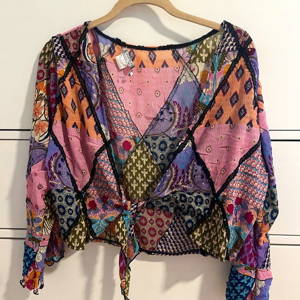 Alberto Makali Patchwork Cover Up